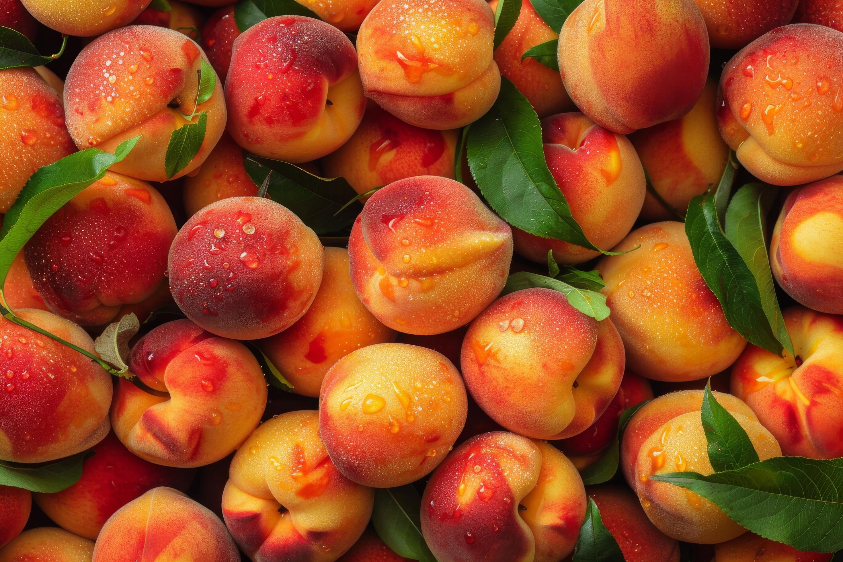 Peach stock photo