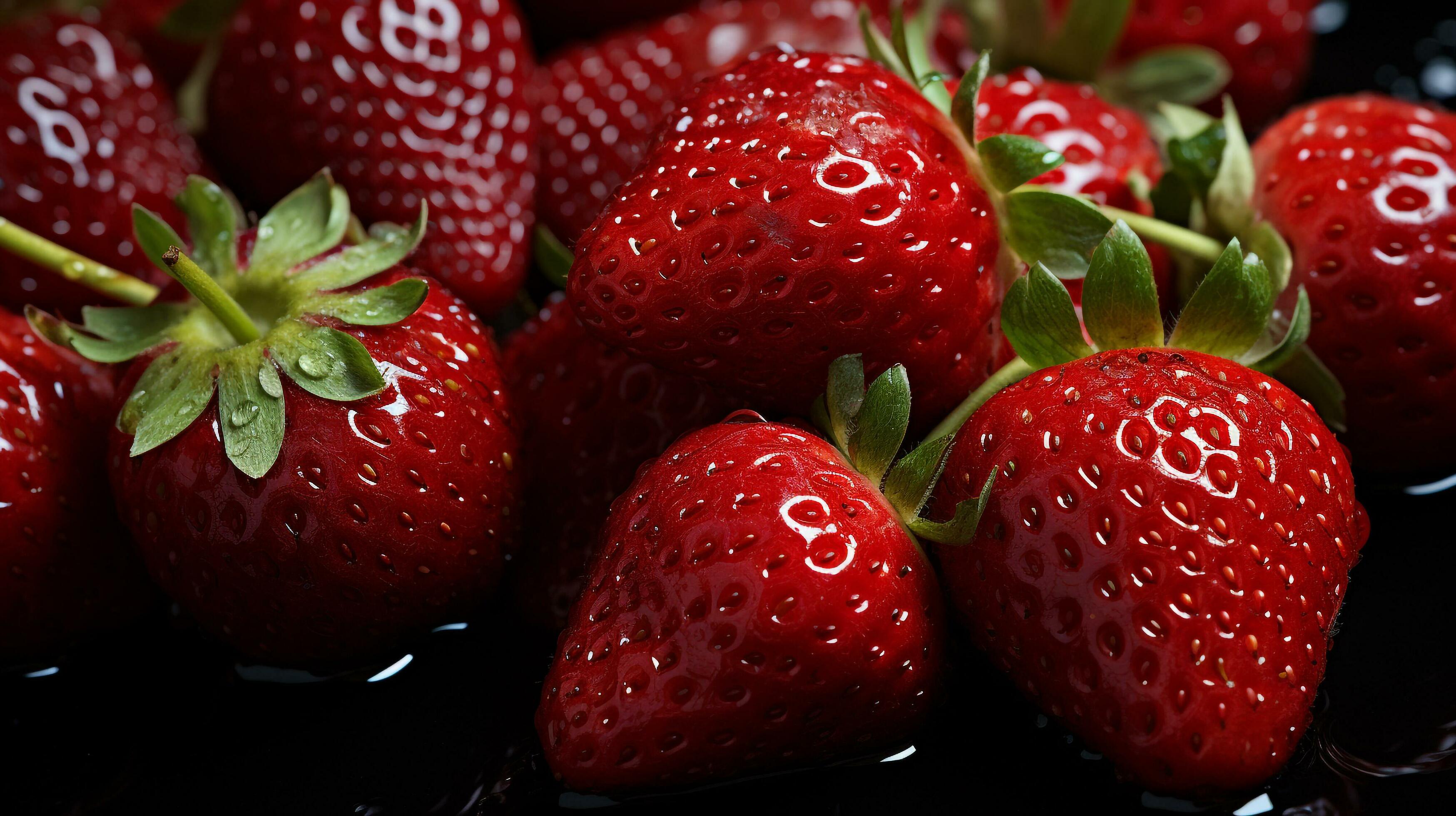 Strawberry stock photo